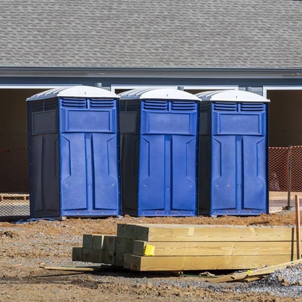 how do you ensure the portable toilets are secure and safe from vandalism during an event in Schwertner TX